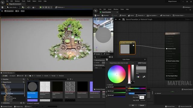 69. Setting up the scene Background Gradient