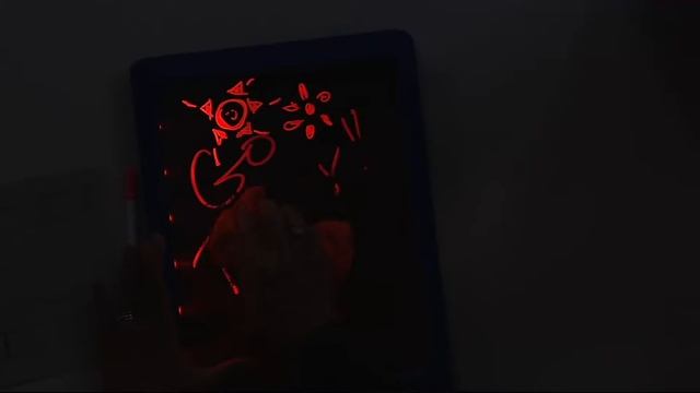 GlowPad XL 8"x11" Pad w/ 4 Neon Markers and 8 LED Light Modes on QVC
