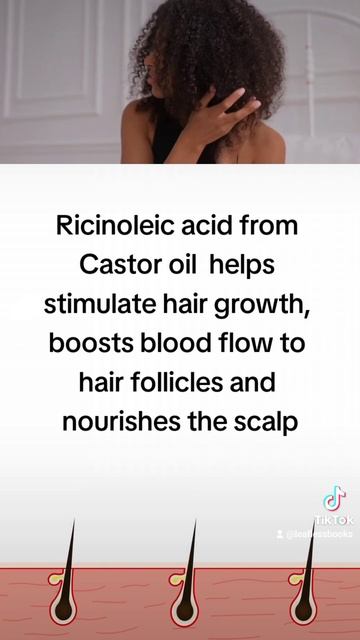 CASTOR OIL FOR HAIR GROWTH#shorts