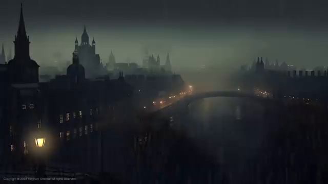 Музыка Дождь Мост Река Панорама Города