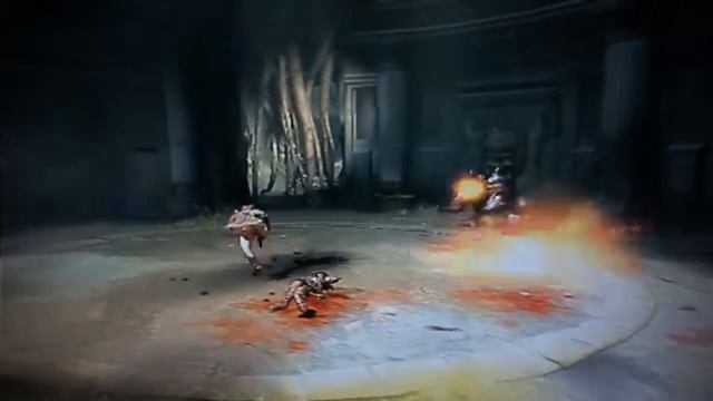 GOD OF WAR 2: CERBERUS MOLE BOSS BATTLE (TITAN MODE) NO DAMAGE