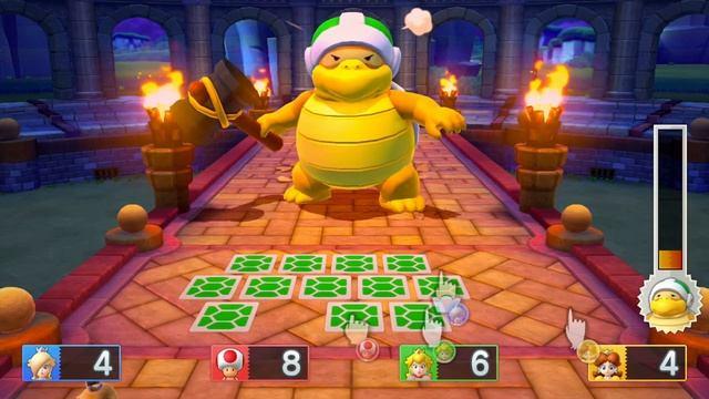 Mario Party 10 || Ruta Tenebrosa || Toad vs Peach vs Rosalina vs Daisy || Español Latino.