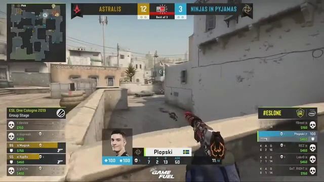 Невероятная игра Astralis против NiP