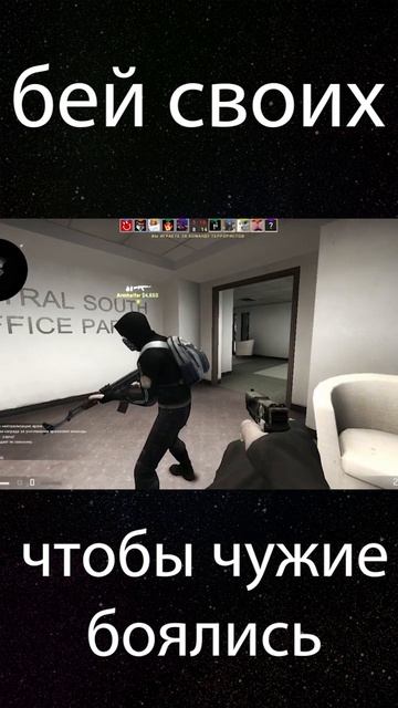 бей своих, чтобы чужие боялись cs go