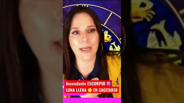 Ascendente ESCORPIO ♏️LUNA LLENA 🌕 EN SAGITARIO