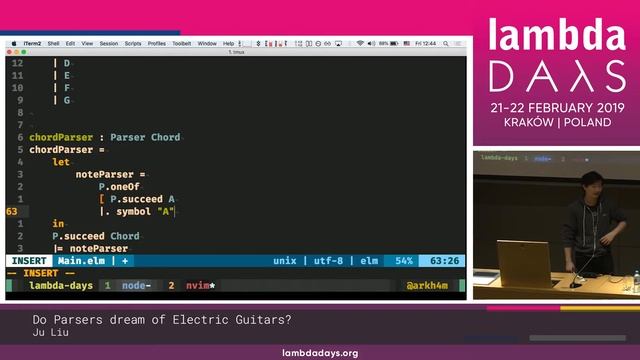 Ju Liu - Do Parsers dream of Electric Guitars | Lambda Days 2019