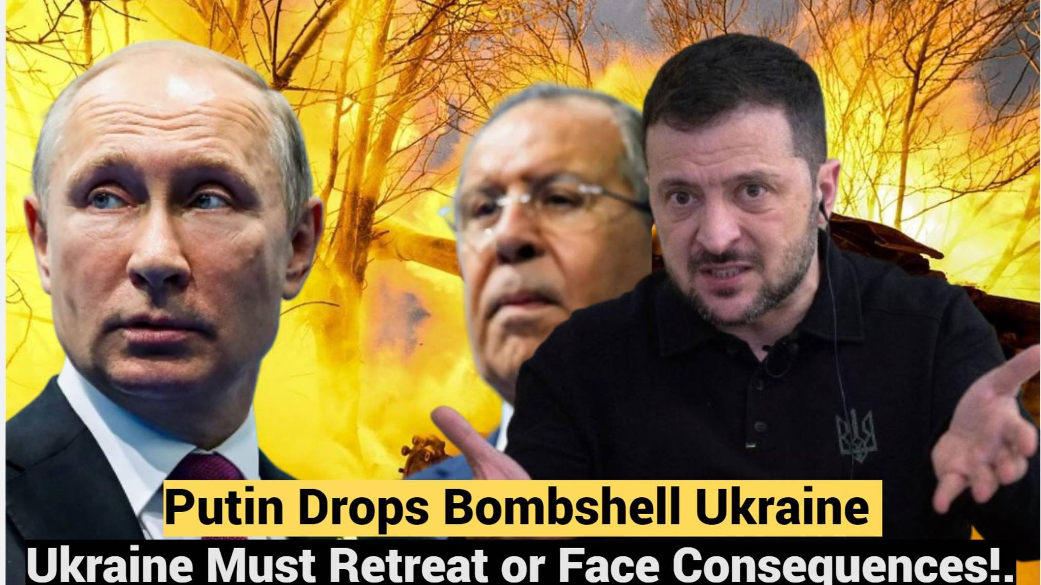 Putin Drops Bombshell Ukraine Must Retreat or Face Consequences!