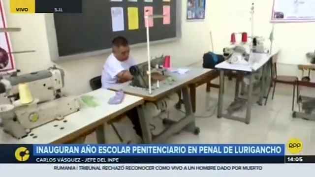Inauguran año escolar penitenciario en penal de Lurigancho (RPP TV)