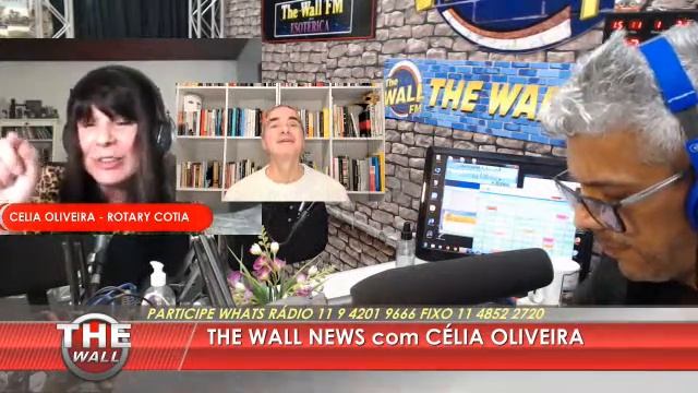No THE WALL NEWS desta segunda-feira 15/11, Célia Oliveira entrevista o radialista Rene de Paula Jr