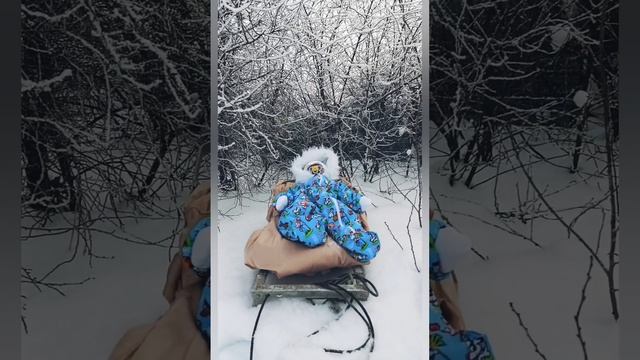 Влог с Мирошей❤️Дневной сон😴на улице❄️.mp4