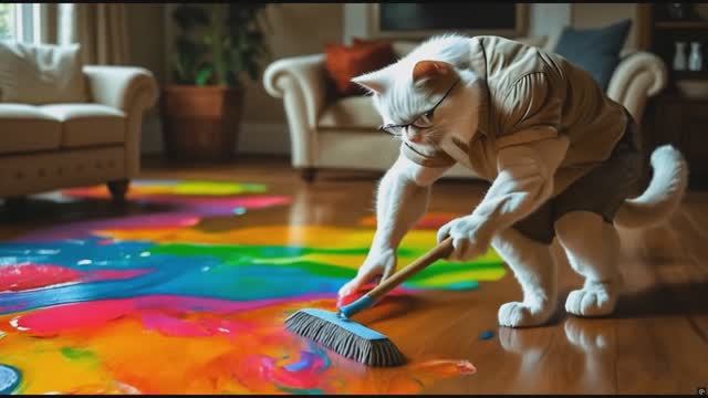 Мультики. Мультики про котенка.