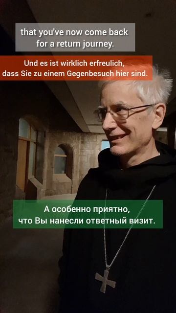 Irische und Österreichiche Mönche Irish and Austrian monks in Glenstal Монашество в Ирландии