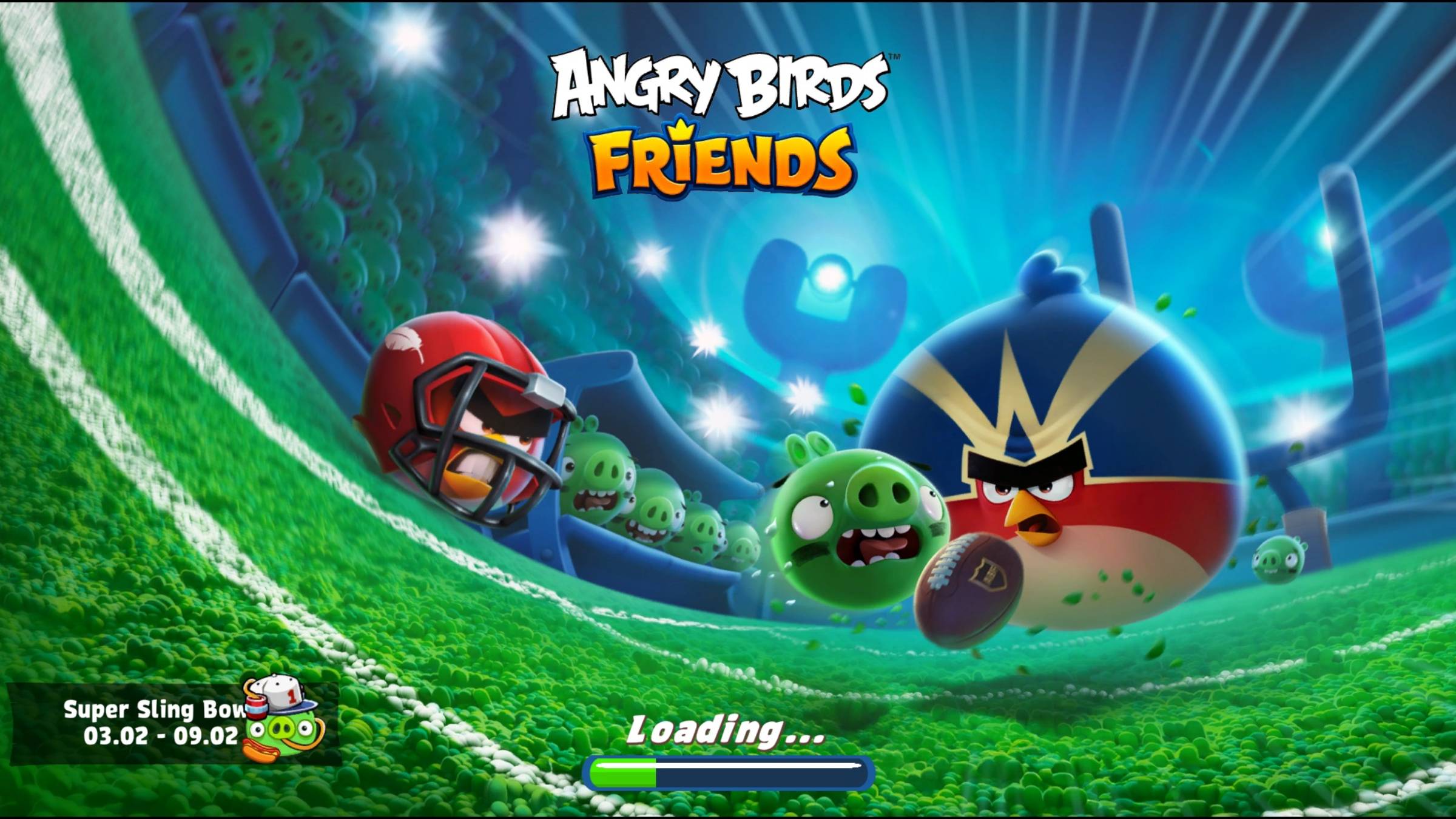 Angry Birds Friends. Super Sling Bowl 8 (08.02.2025). 3 звезды. Прохождение от SAFa