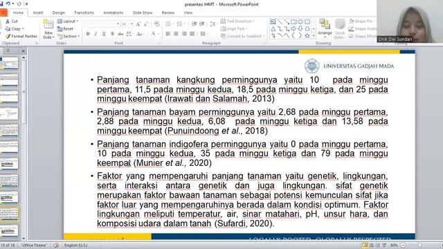 Onik Dwi Sundari_08551_Video Mini Project Acara 3 Pertumbuhan Tanaman