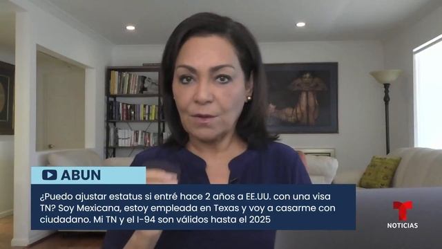 ¿Puedo ajustar estatus si entré hace dos años con visa TN? | Noticias Telemundo