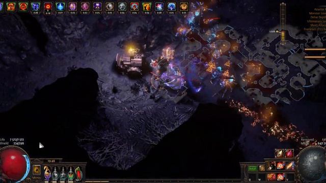 Path of Exile (Ultimatum) Incinerate CWC Bodyswap Juggernaut FUN - Delve Depth 223