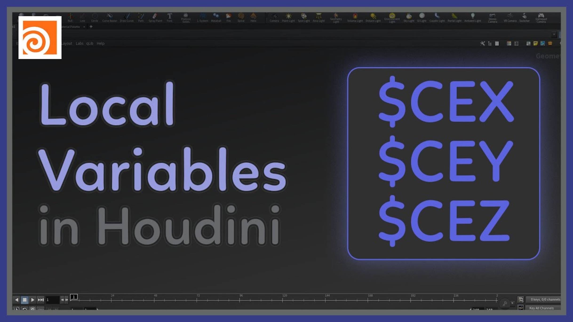 73 Local Variables in Houdini