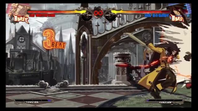GGXrd - Leo Corner Grab Combo and Corner Dust Combo