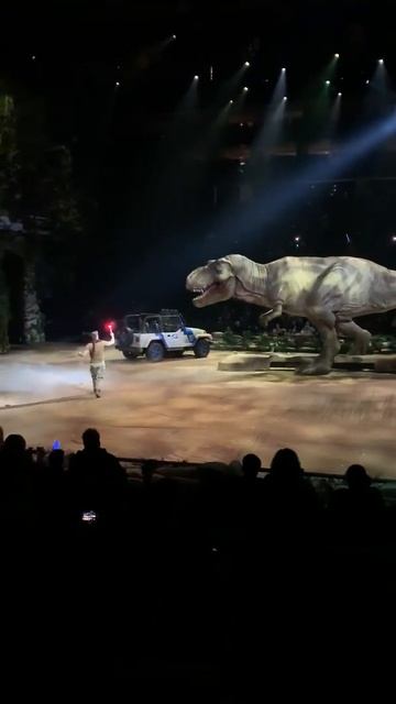 T-Rex Scene at Jurassic World Live Tour