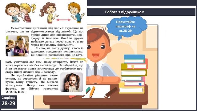 Урок 7 Чому людині потрібен особистий простір