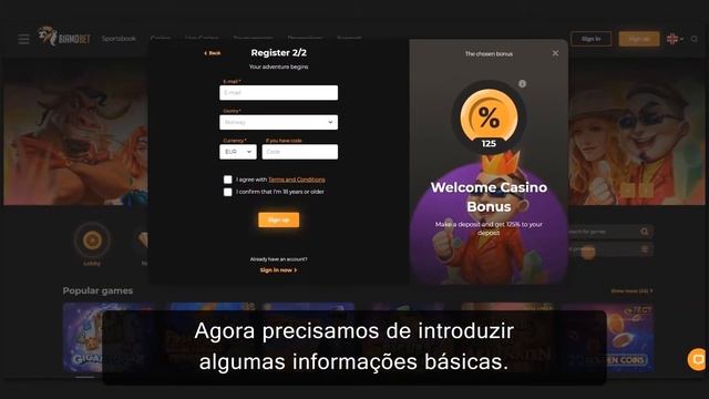 Como se registrar em Biamo.bet