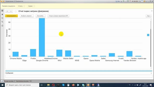 Формирование отчетность seo специалиста 1С
