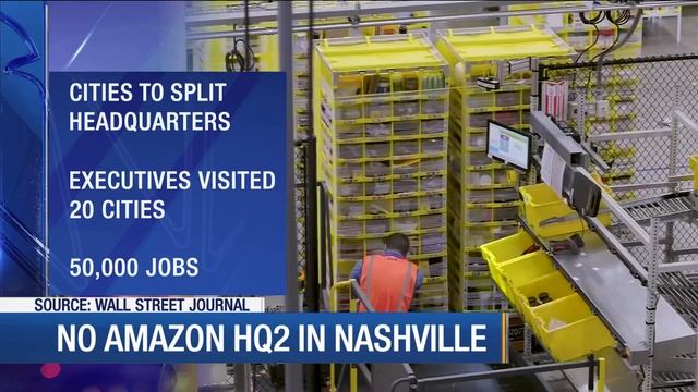 Amazon to split headquarters between 2 cities