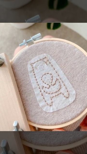 Simple embroidery on clothes