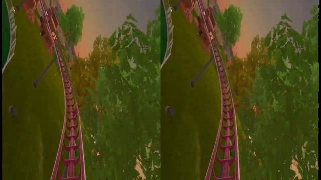 Американские горки 3D VR  4K