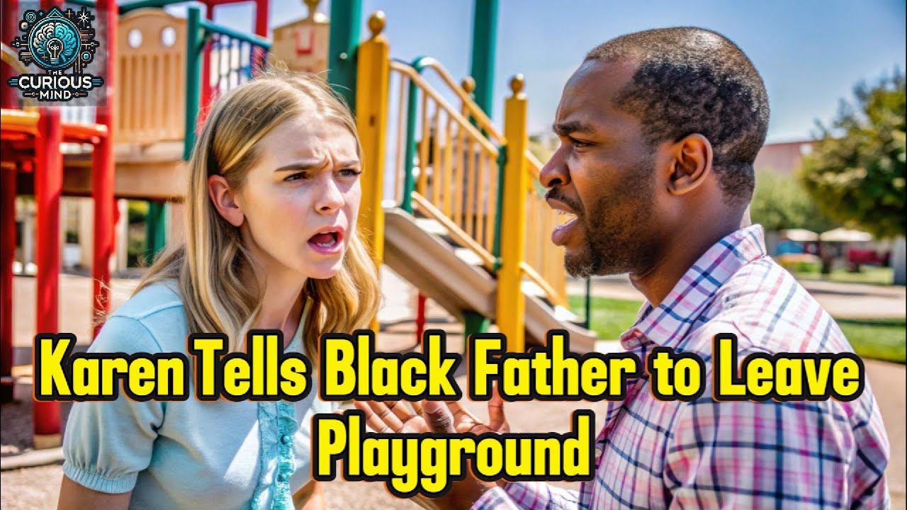 Karen Tells Black Father to Leave Playground Instantly Regrets It.