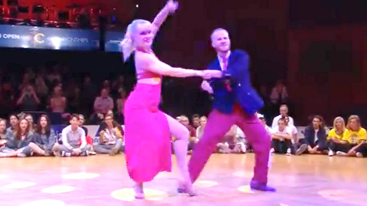 Boogie Woogie European Championship 1st Place  Sondre  Tanya. Твнцы