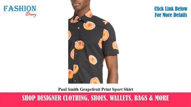 ★★★ Paul Smith Grapefruit Print Sport Shirt ★★★