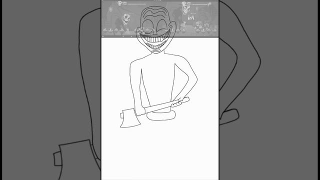 What are you doing with that axe? Mr troll Face [Speed paint]