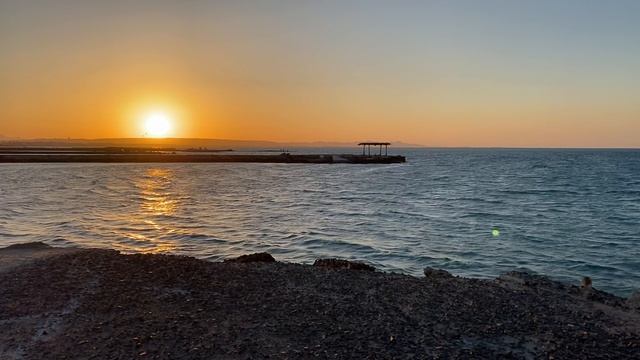 закат на Красном море