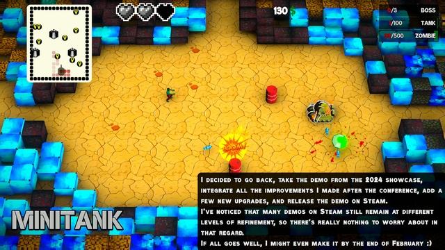 Minitank: #Steam Demo #Day0 – Kickstarting Our Journey to a February 2025 Release