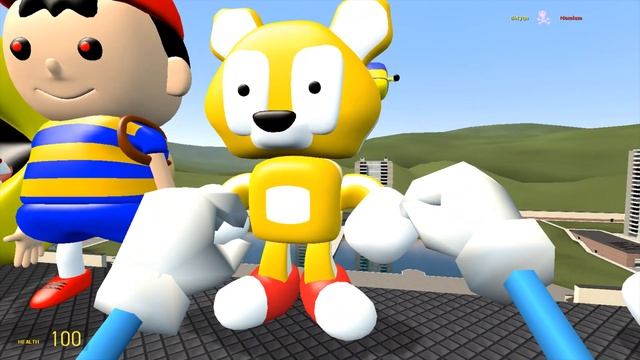 SPARTAN KICKING  ALL TEAM 3D SANIC CLONES MEMES  in Garry's Mod! #149