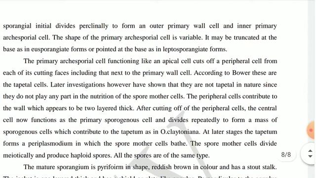 II BSc Botany CBZ Osmunda by Dr Vinayaka KS