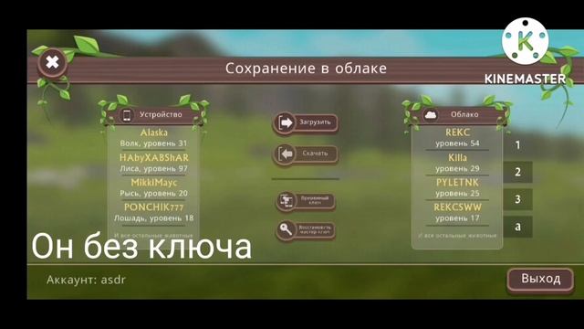 аккаунт в вилд крафт ( не мой)