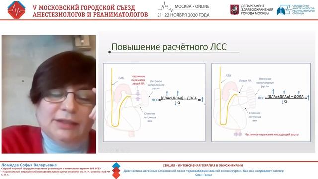 Лёгочные осложнения в торакоабдоминальной онкохирургии Ломидзе СВ 2020