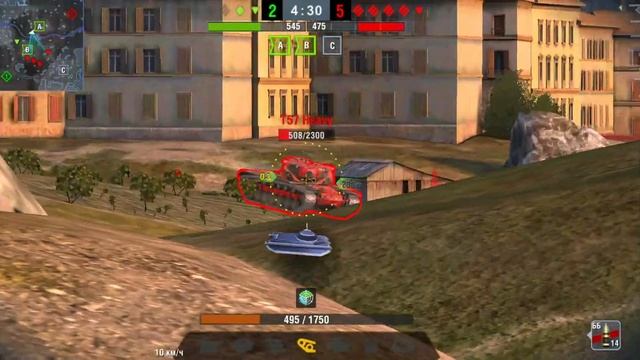 Колобанов 1 в 4. Т-100 ЛТ _Bzeeeka_ WOT Blitz