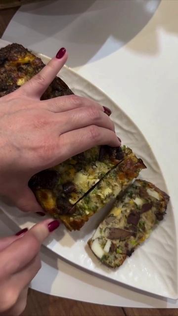 🍲 Запеканка из куриной печени с яйцами, сыром и зеленью