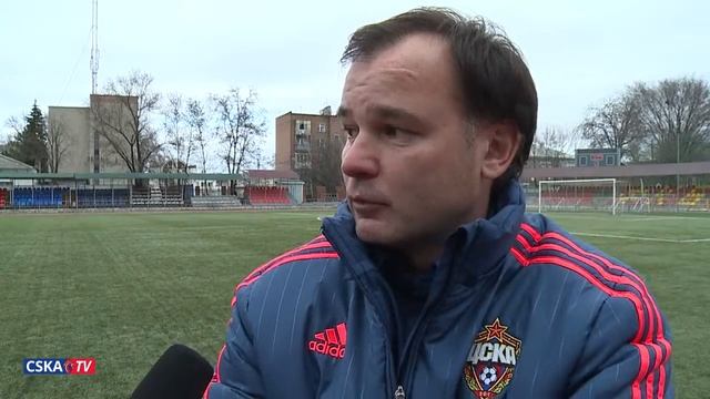 Интервью с Александром Гришиным  после матча "Ростов" (мол) - ЦСКА (мол). 12.03.2016