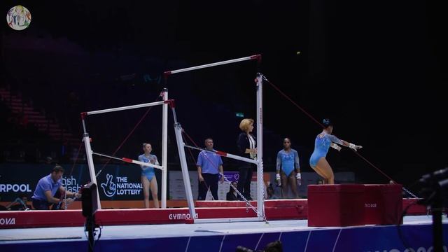 Leanne Wong (USA) - Uneven Bars - 2022 World Championships - Podium Training