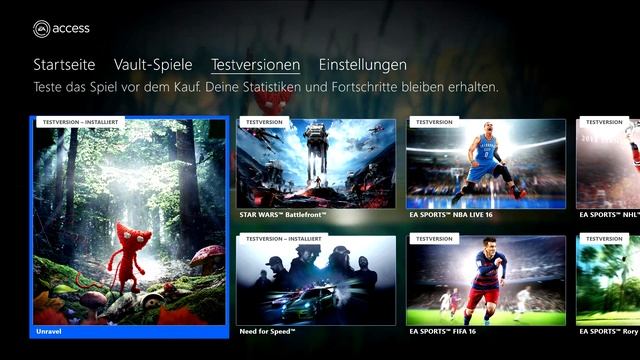 EA Access erklärt und gezeigt für Xbox One