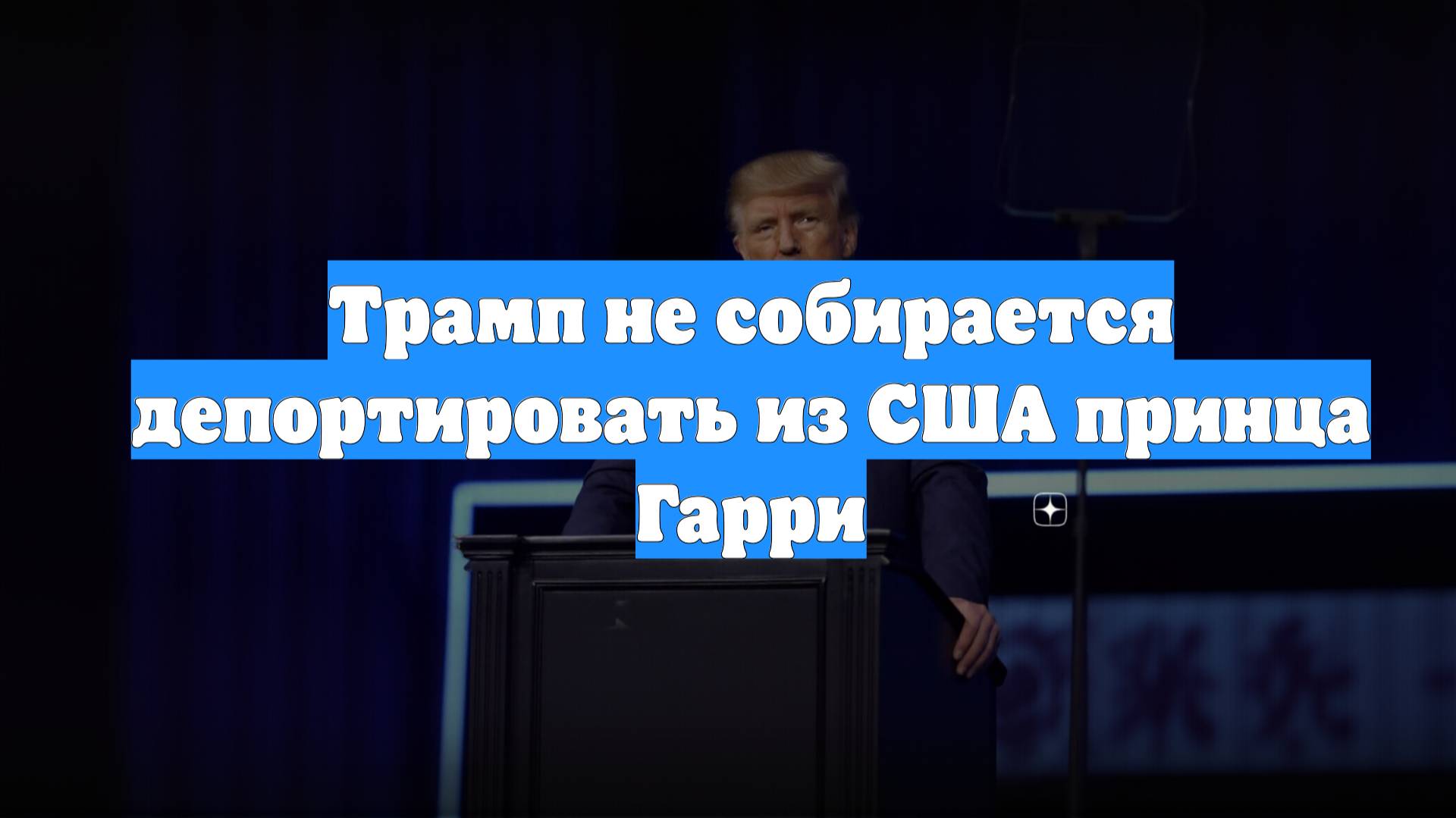 Трамп не собирается депортировать из США принца Гарри