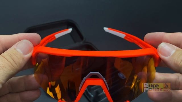 Óculos de Ciclismo 100% S3 Soft Tact Neon Orange