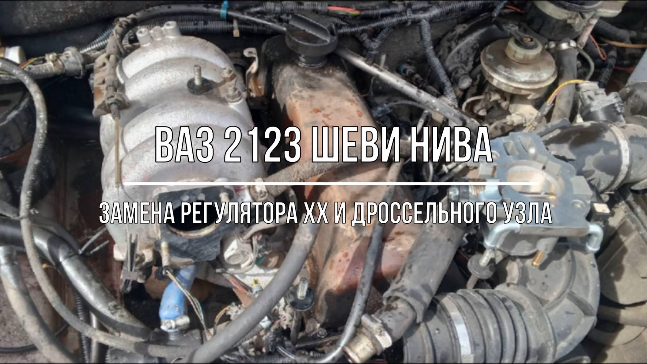 ВАЗ 2123 Chevrolet Niva. Замена регулятора ХХ и дроссельного узла