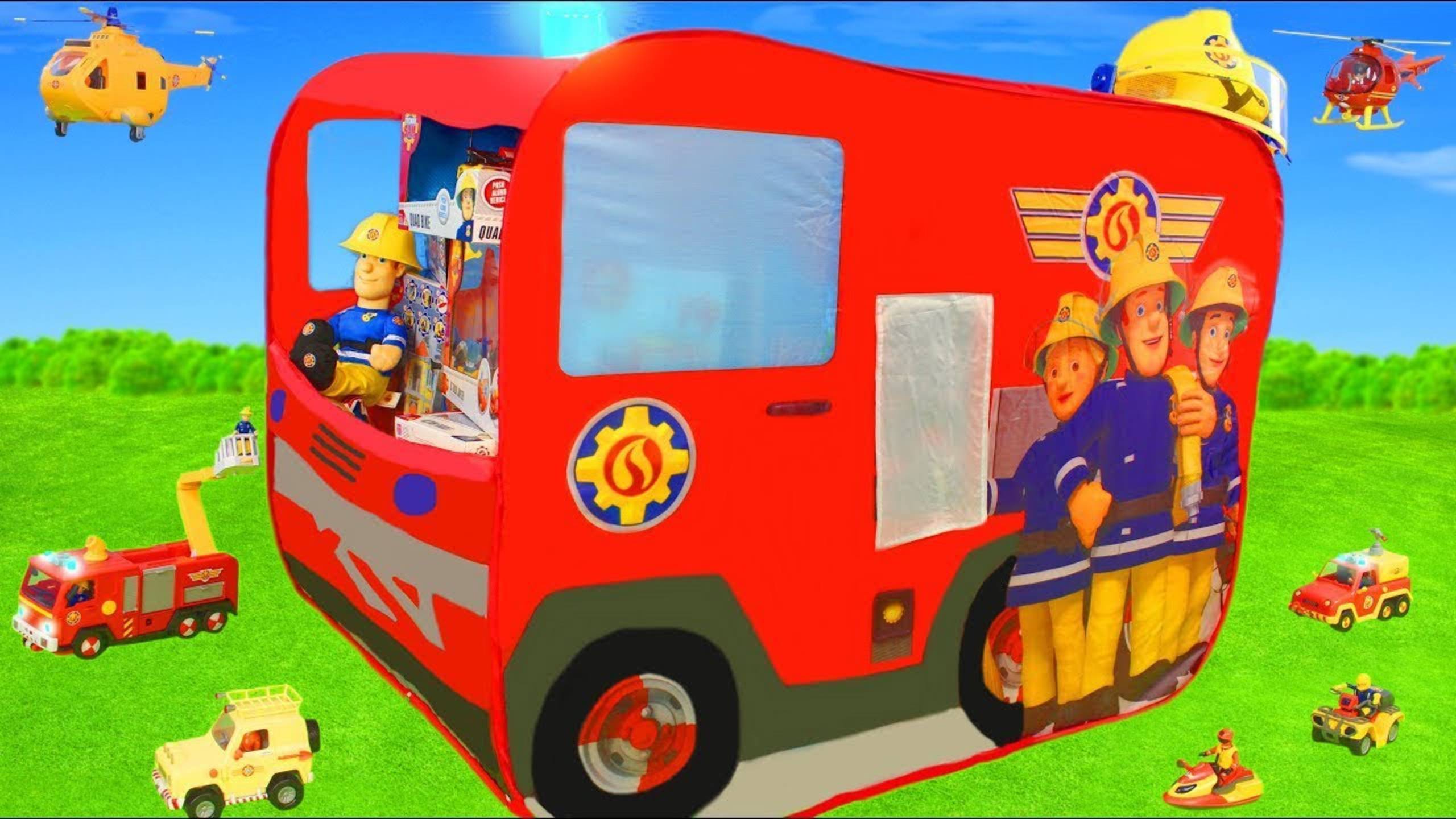 Детская игровая палатка «Пожарный»