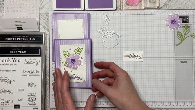 Pretty Perennials Birthday card