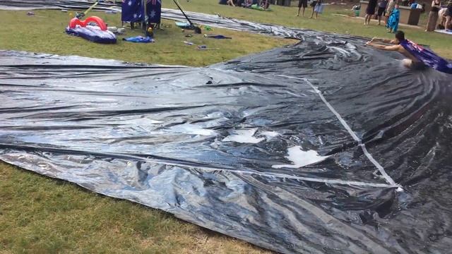 Insane Homemade Water Slip and Slide in Australia